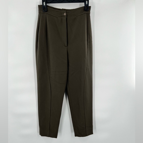 Crisca brown wool pants trousers size 34 - Picture 7 of 8